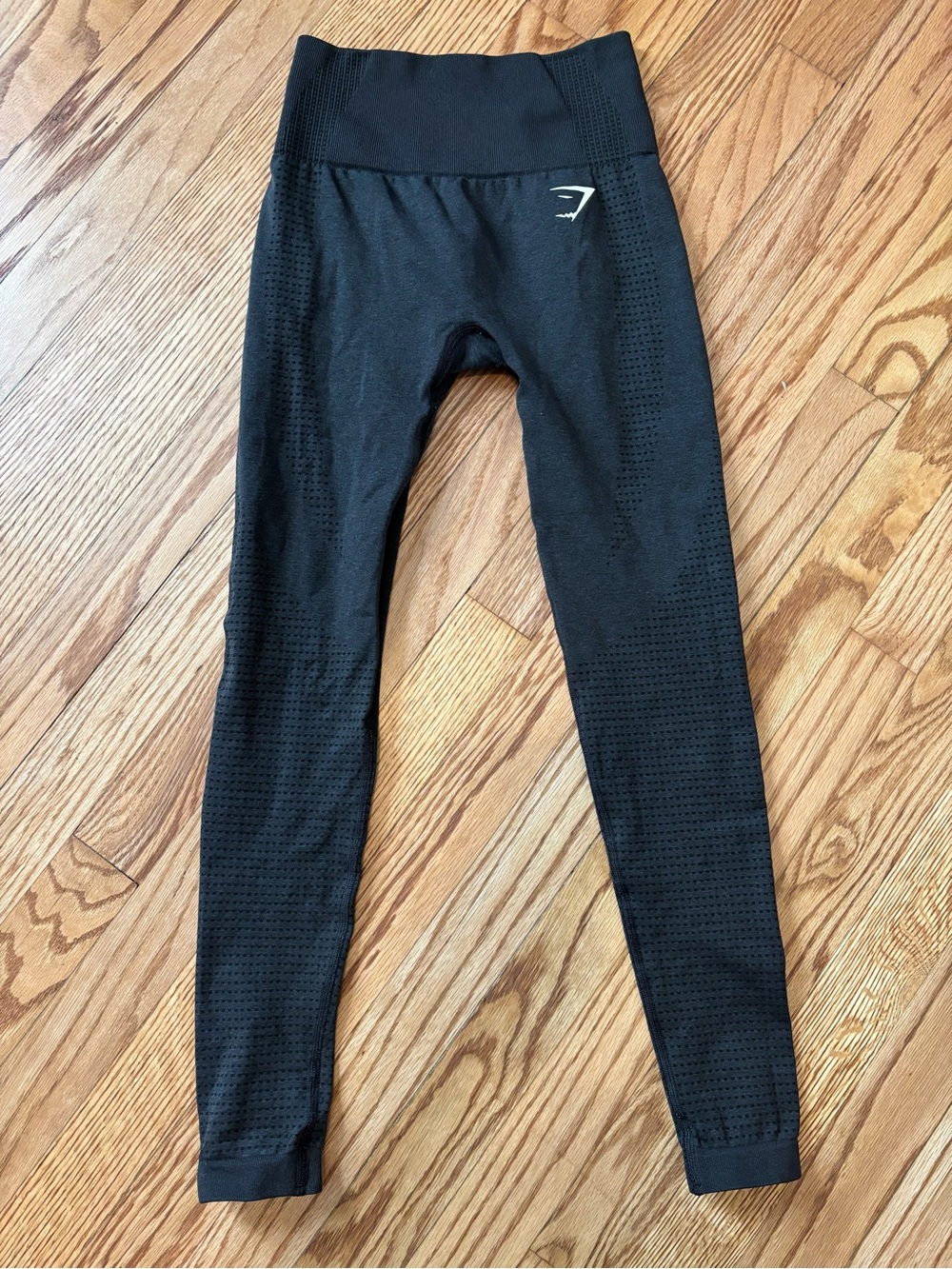 Gymshark Black Leggings - High Waist Active Bottoms XS